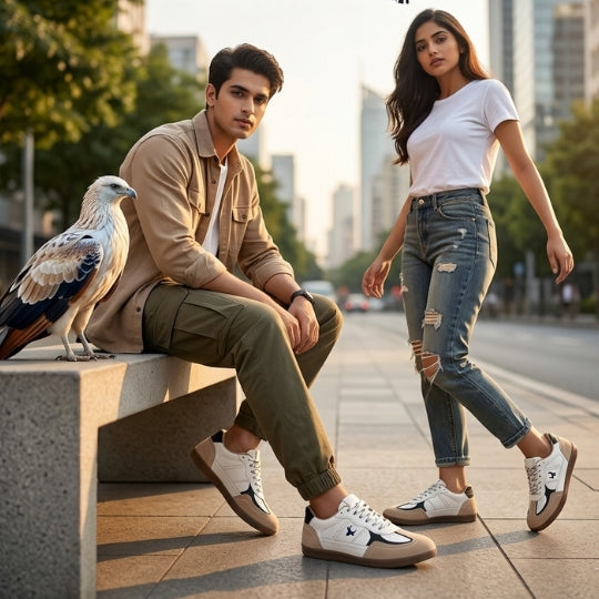 Hirolas Unisex PhoeniXX v1.0 Handmade Suede Leather Sneaker Shoes for Men's & women