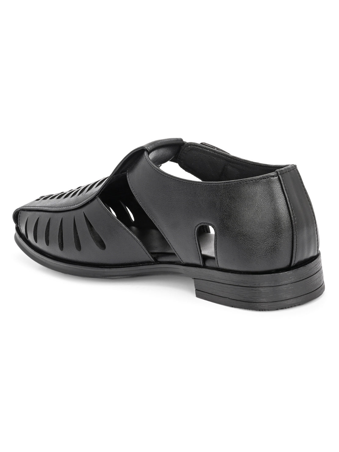 Hirolas Men's Peshawari Shoe Style Vegan Leather Roman Ethnic Sandal