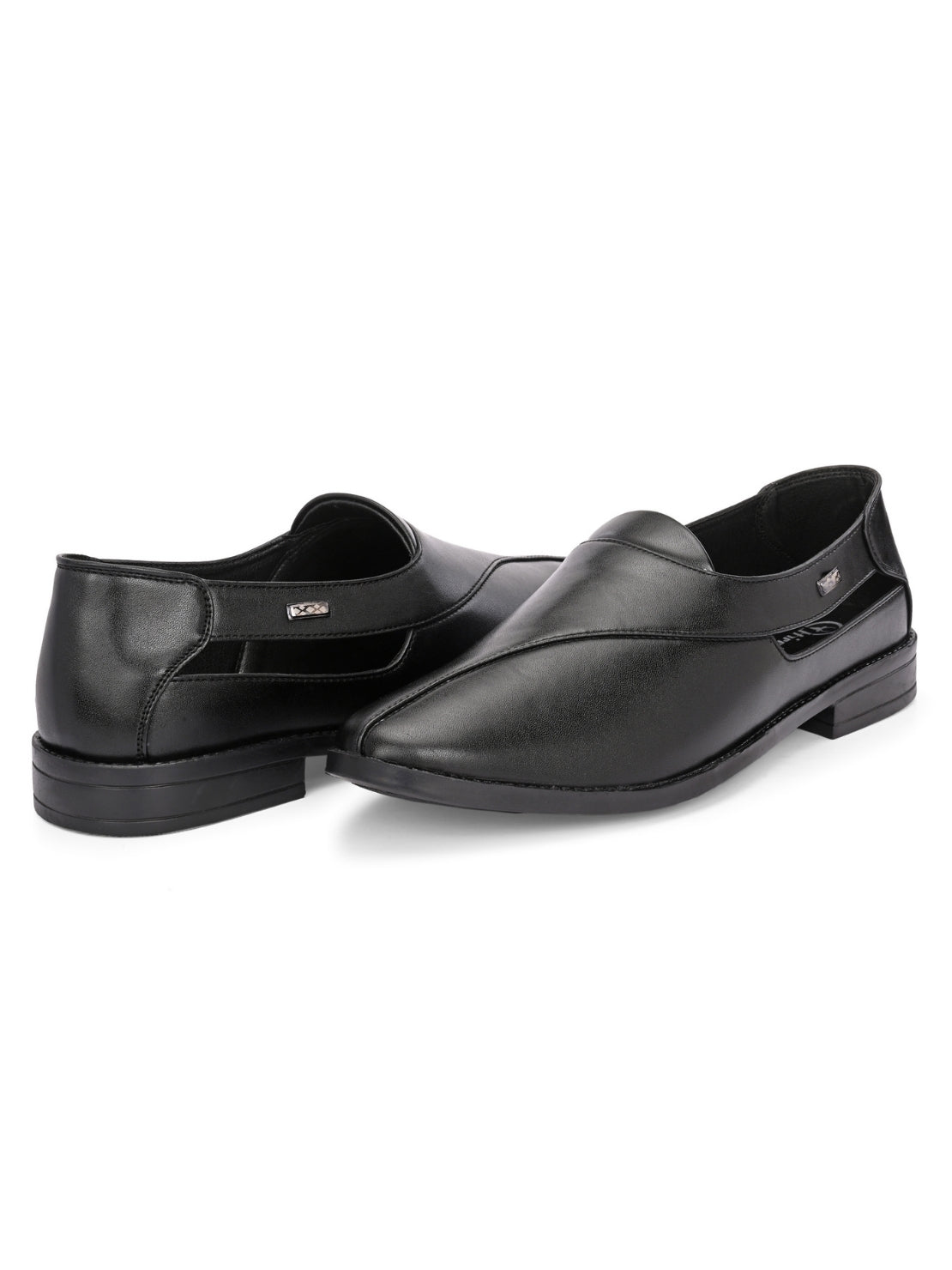 Hirolas Men's Peshawari Shoe Style Vegan Leather Roman Ethnic Sandal