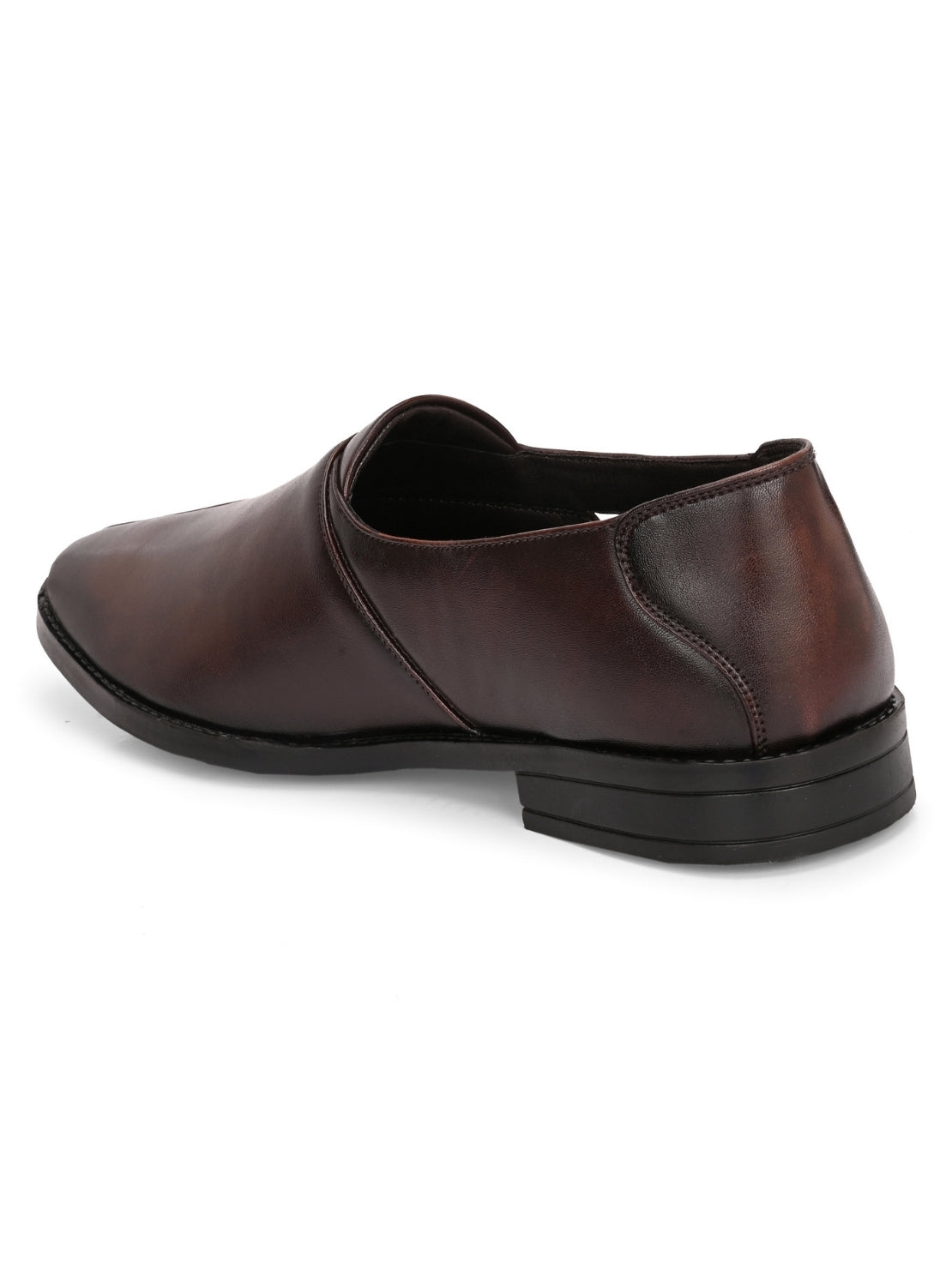 Hirolas Men's Peshawari Shoe Style Vegan Leather Roman Ethnic Sandal