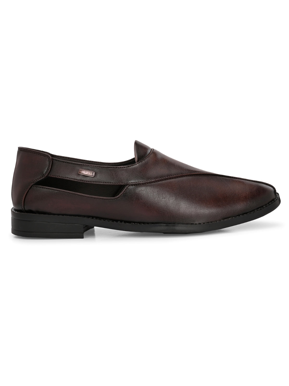 Hirolas Men's Peshawari Shoe Style Vegan Leather Roman Ethnic Sandal