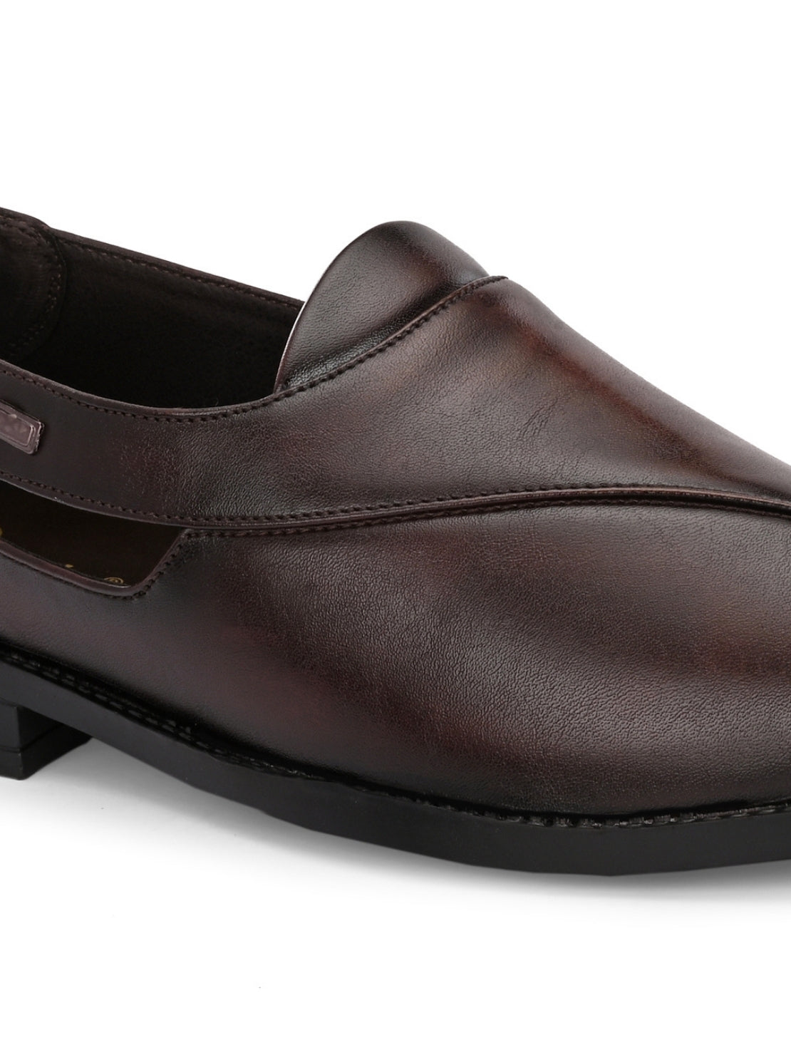 Hirolas Men's Peshawari Shoe Style Vegan Leather Roman Ethnic Sandal