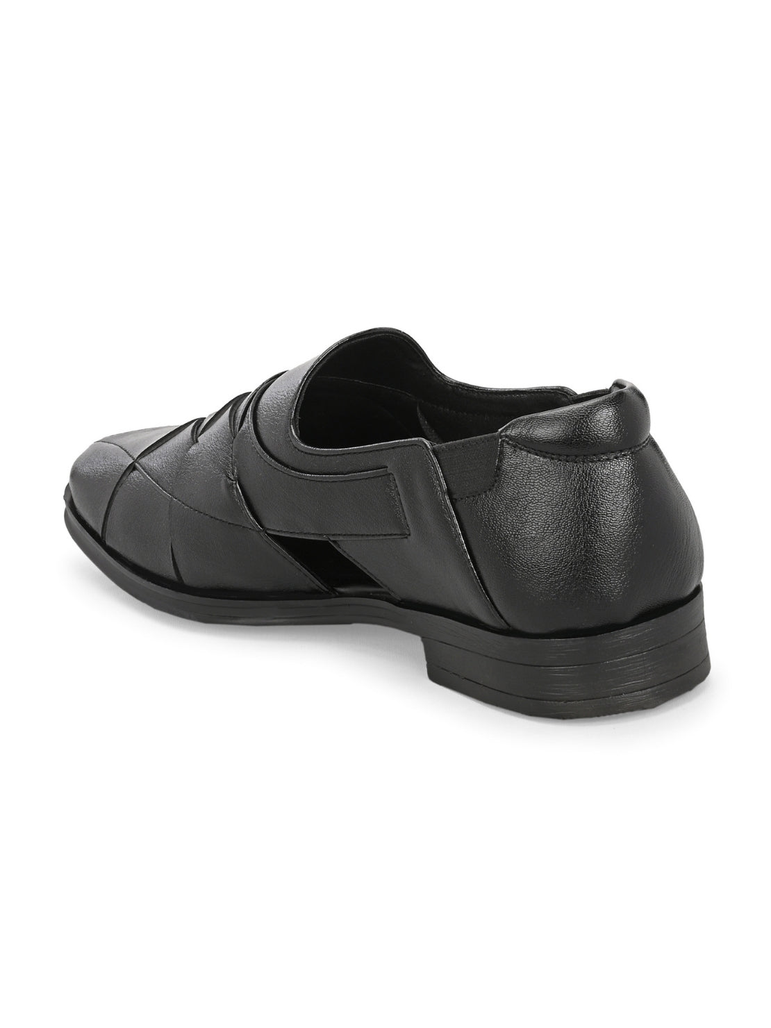 Hirolas Men's Peshawari Shoe Style Vegan Leather Roman Ethnic Sandal