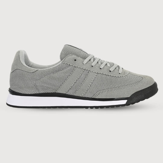 Hirolas Men's Grey Running Shoes Mesh Sneaker