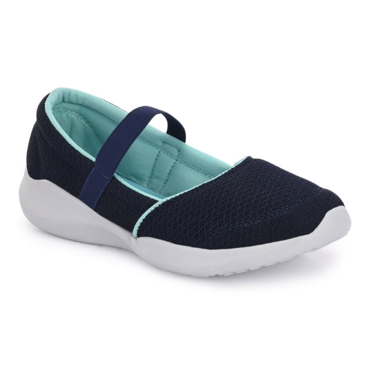 Hirolas Women Walking Sports Shoes Without Laces Ballerina Flats