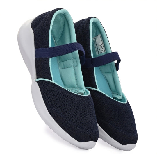 Hirolas Women Walking Sports Shoes Without Laces Ballerina Flats