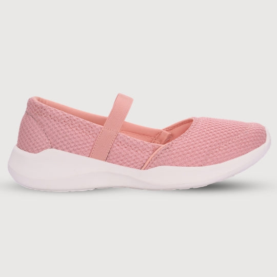 Hirolas Women Walking Sports Shoes Without Laces Ballerina Flats