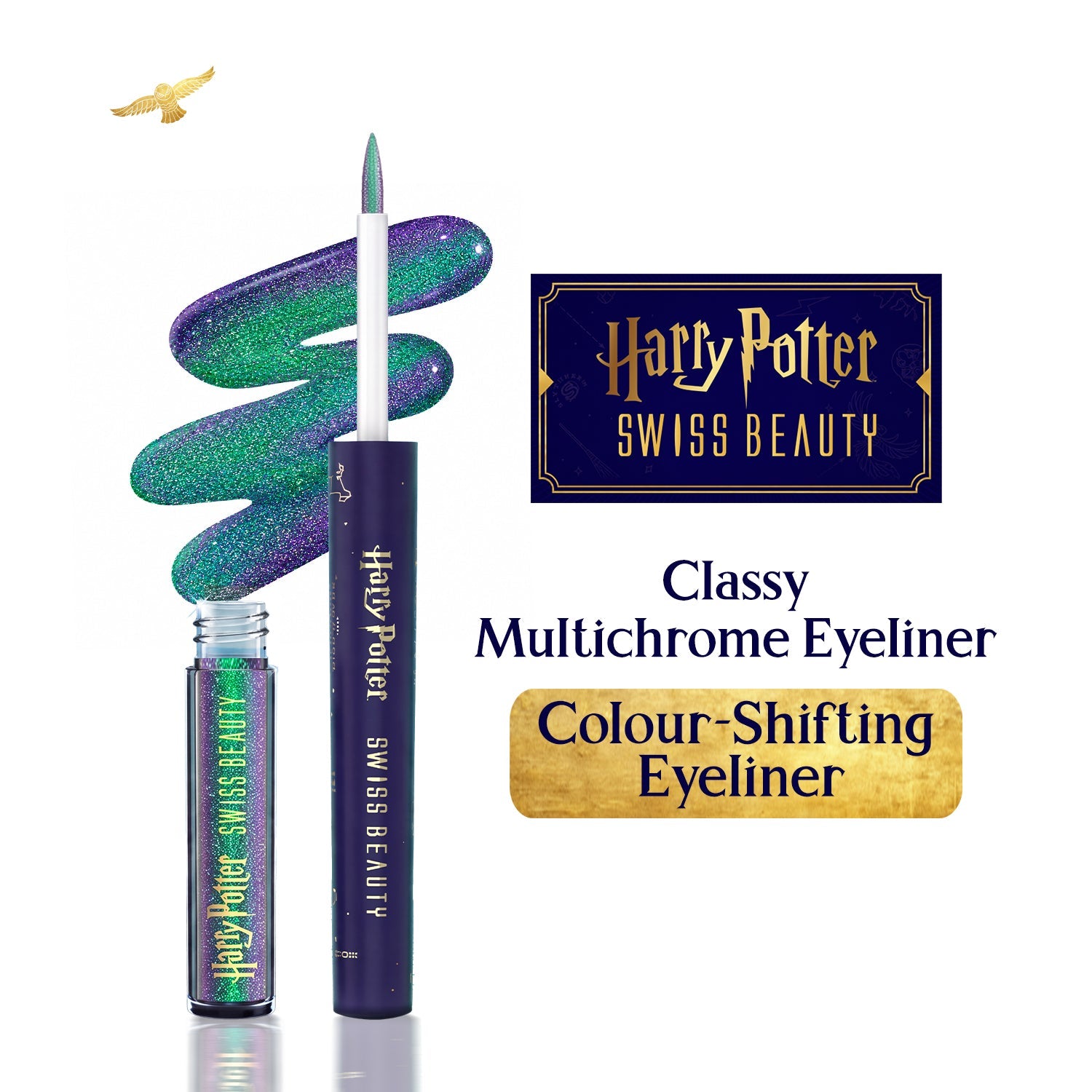 Swiss Beauty Herbology Green - Classy Multichrome Eyeliner - HP