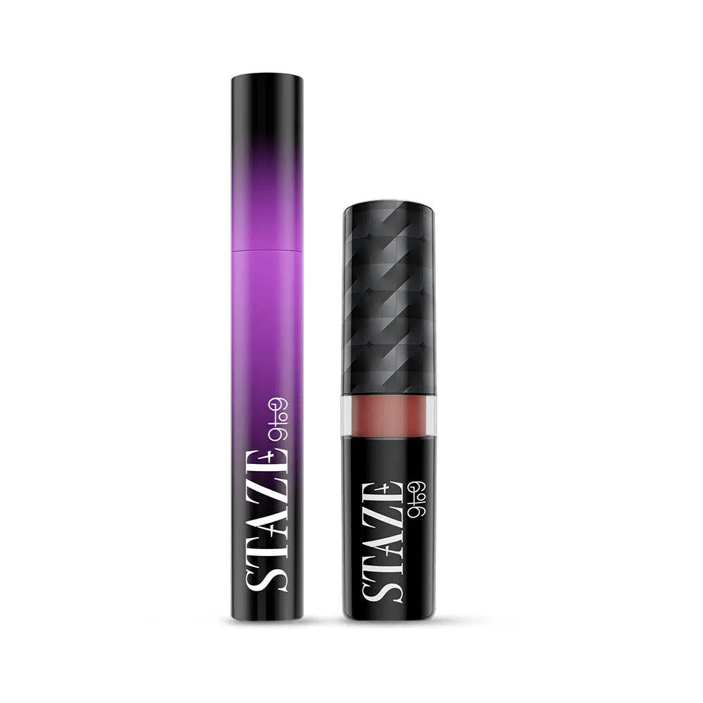 Staze Velvet Kiss Bullet Lipstick with Mascara