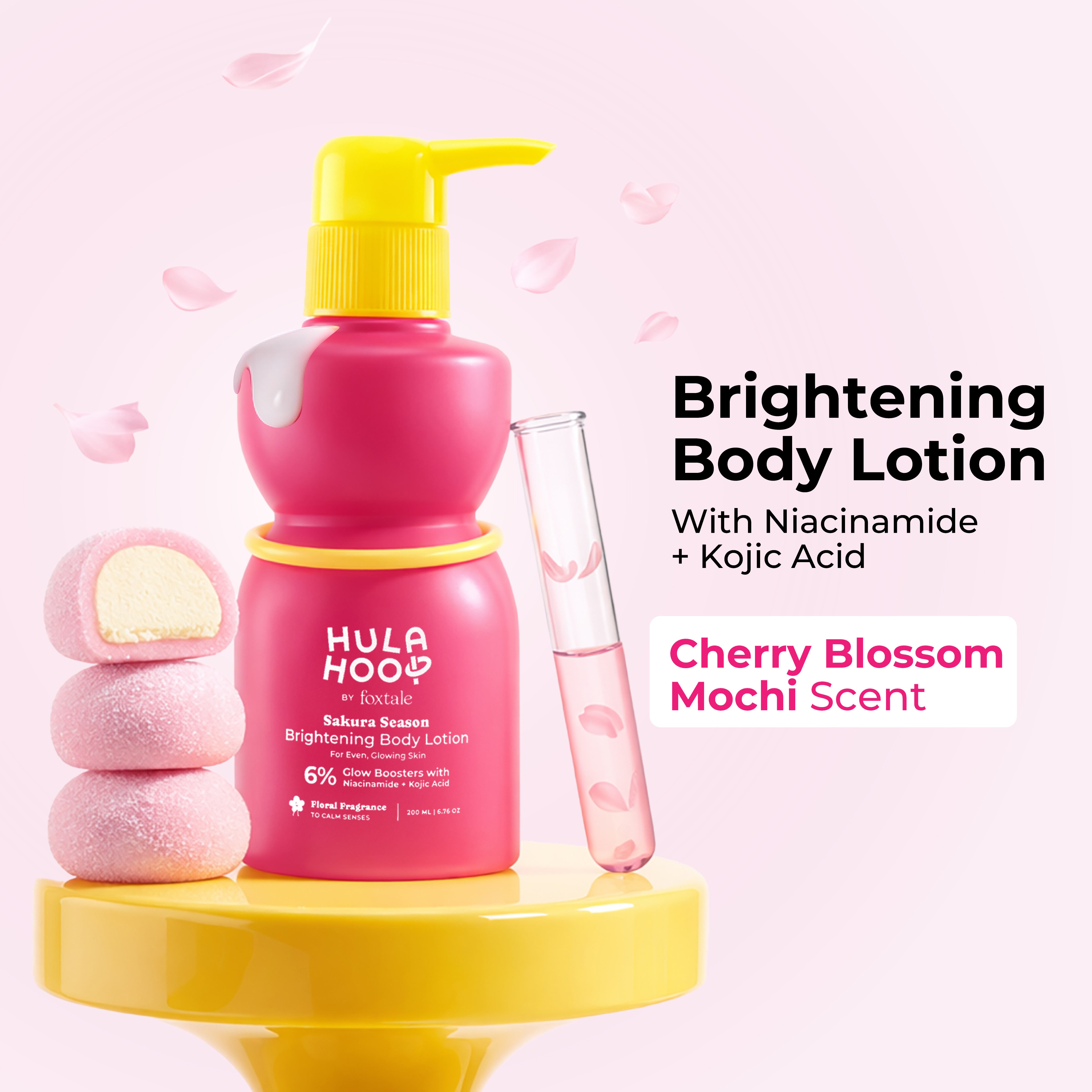 Foxtale Hula Hoop Brightening Body Lotion with Niacinamide & Kojic