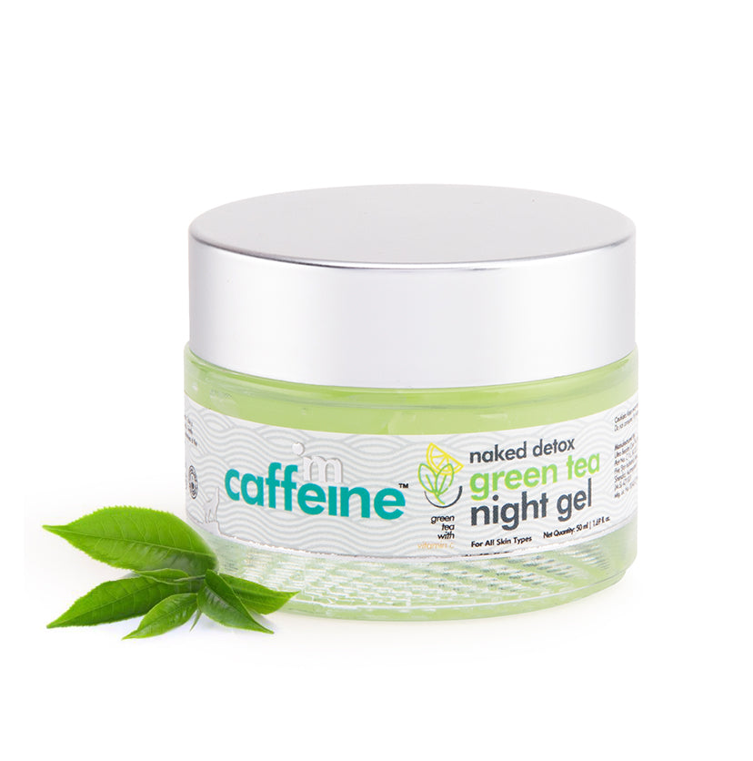 mCaffeine Green Tea Night Gel With Vitamin C - 50ml