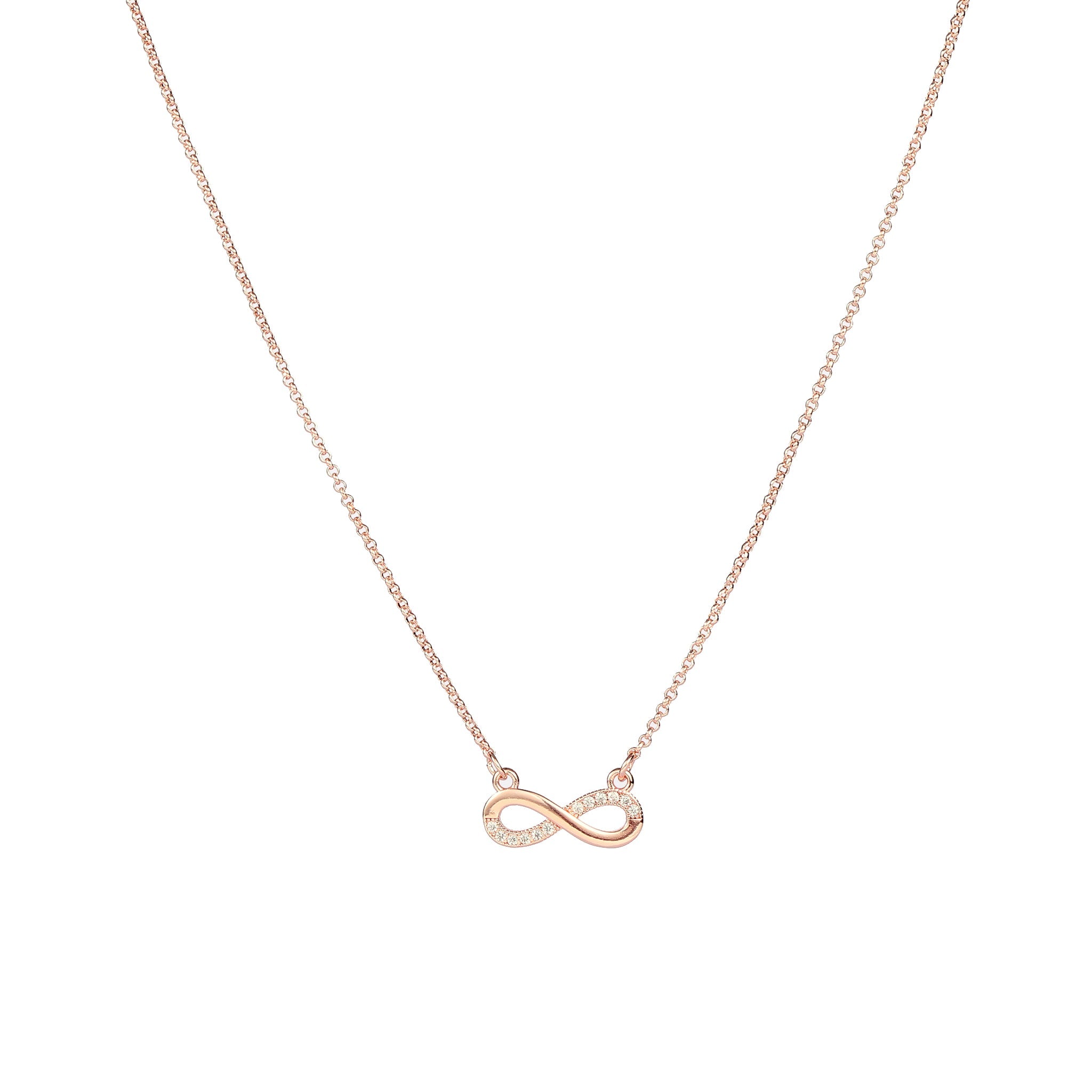 Salty Eternal Connection Symbol White Necklace