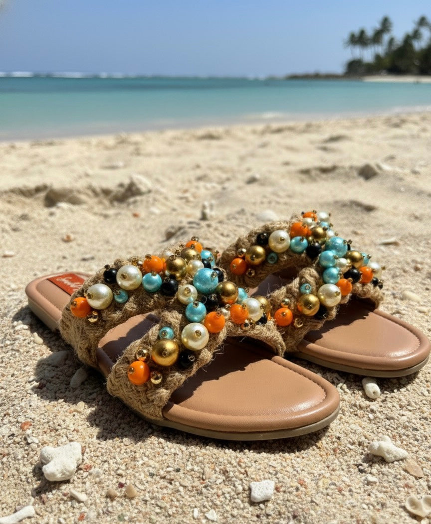 Sandal Stories Viral Holiday Sliders – Beachy Luxe Meets Boho Chic!