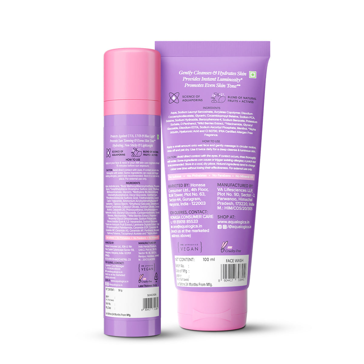 Aqualogica Illuminate+ Refresh & Protect Combo