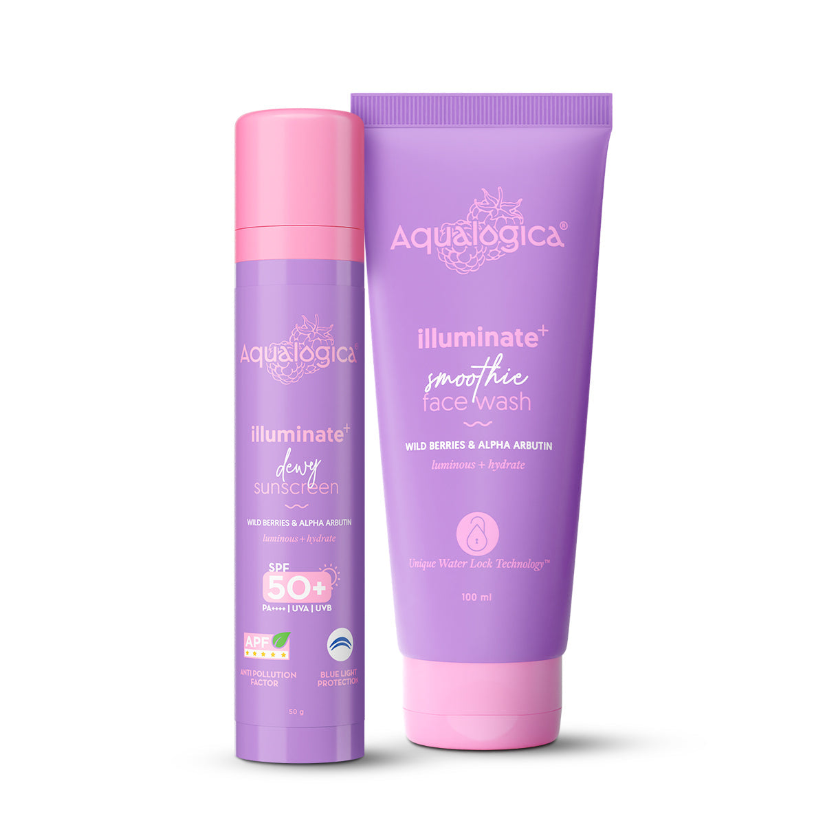Aqualogica Illuminate+ Refresh & Protect Combo