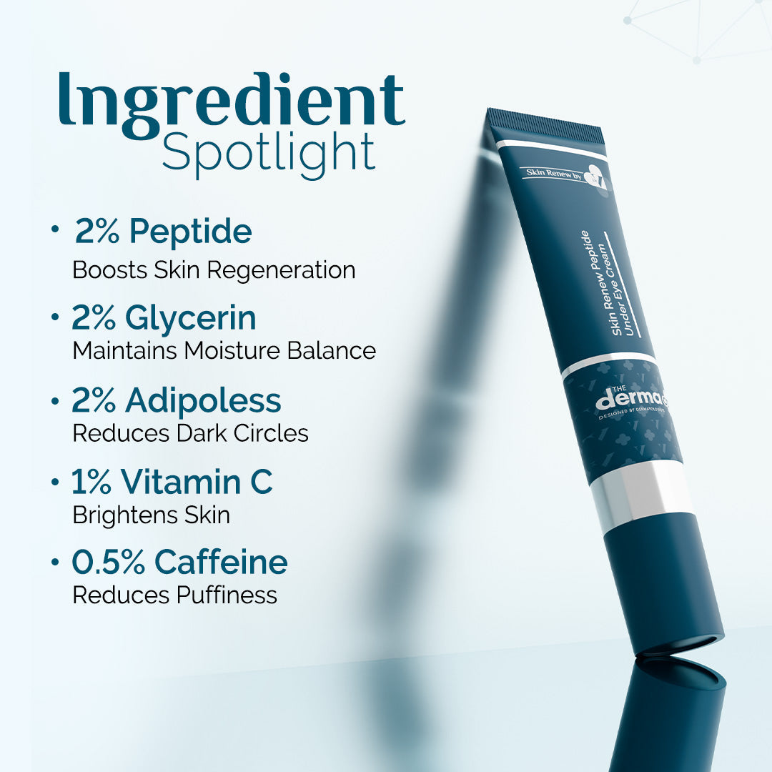 Derma Co X Dr V Skin Renew Peptide Under Eye Cream - 15ml