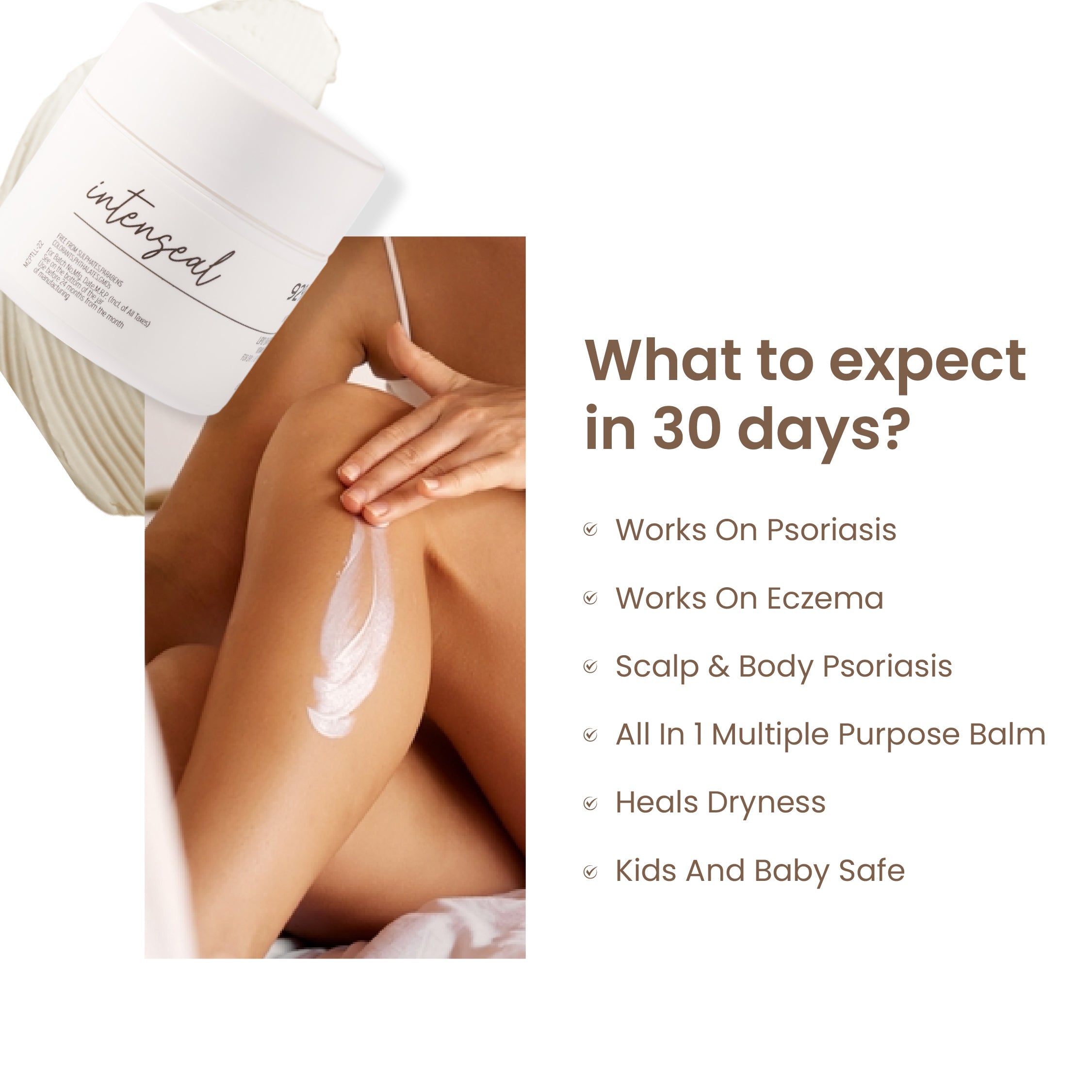 Personal Touch Intenseal Shea Butter Face and Body Balm 50ml - Pack of 3