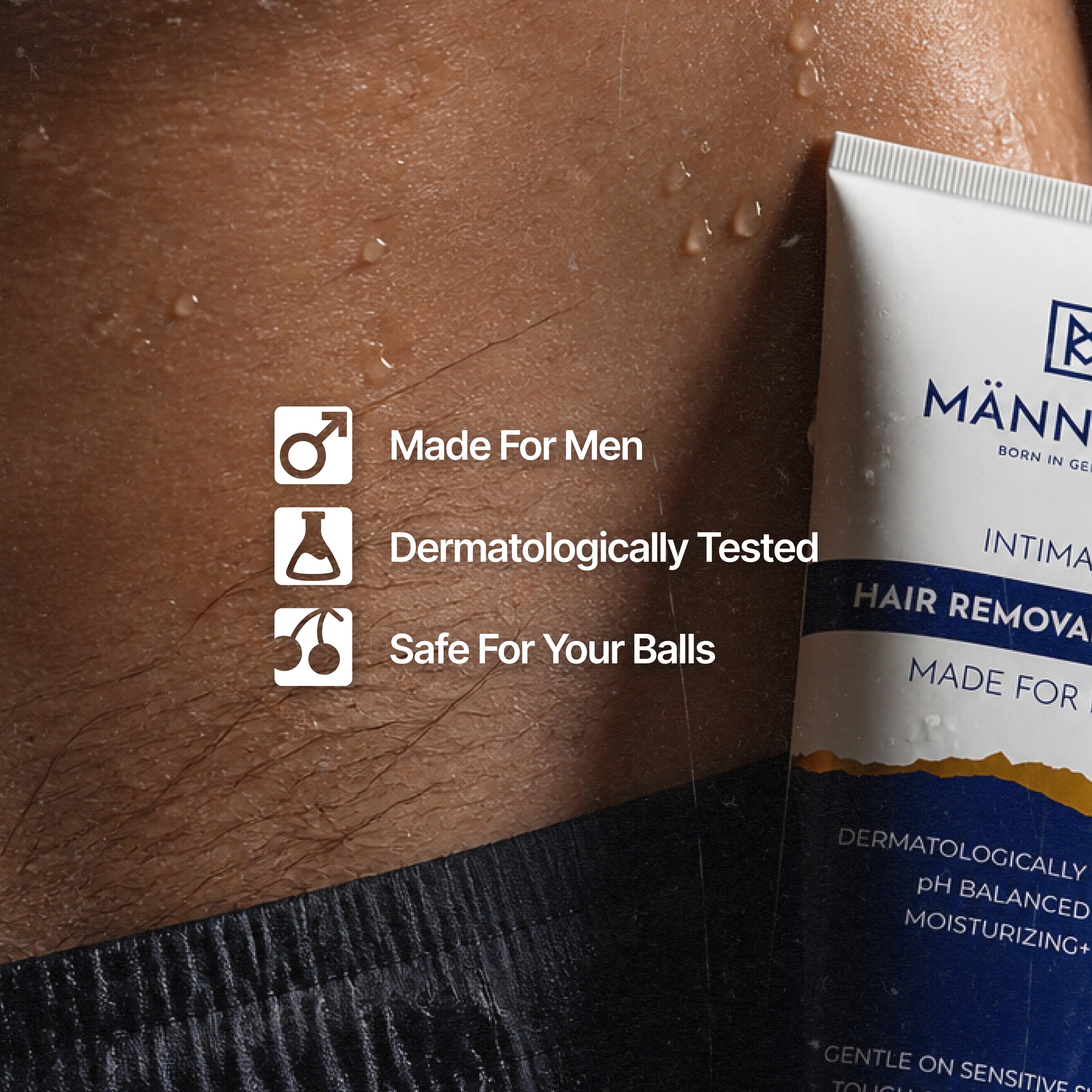 Mannlich Intimate Hair Removal Cream & Intimate Foaming Wash
