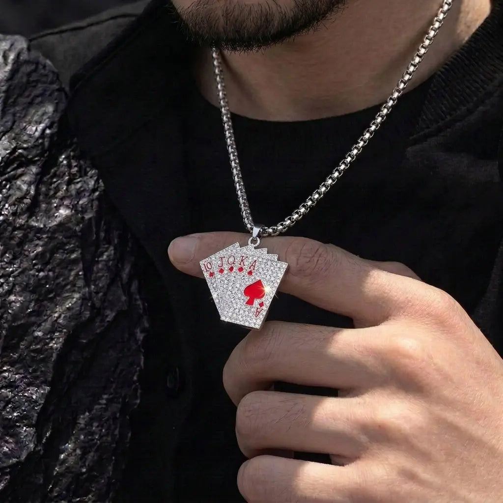 Salty Red Pip Cards Chain