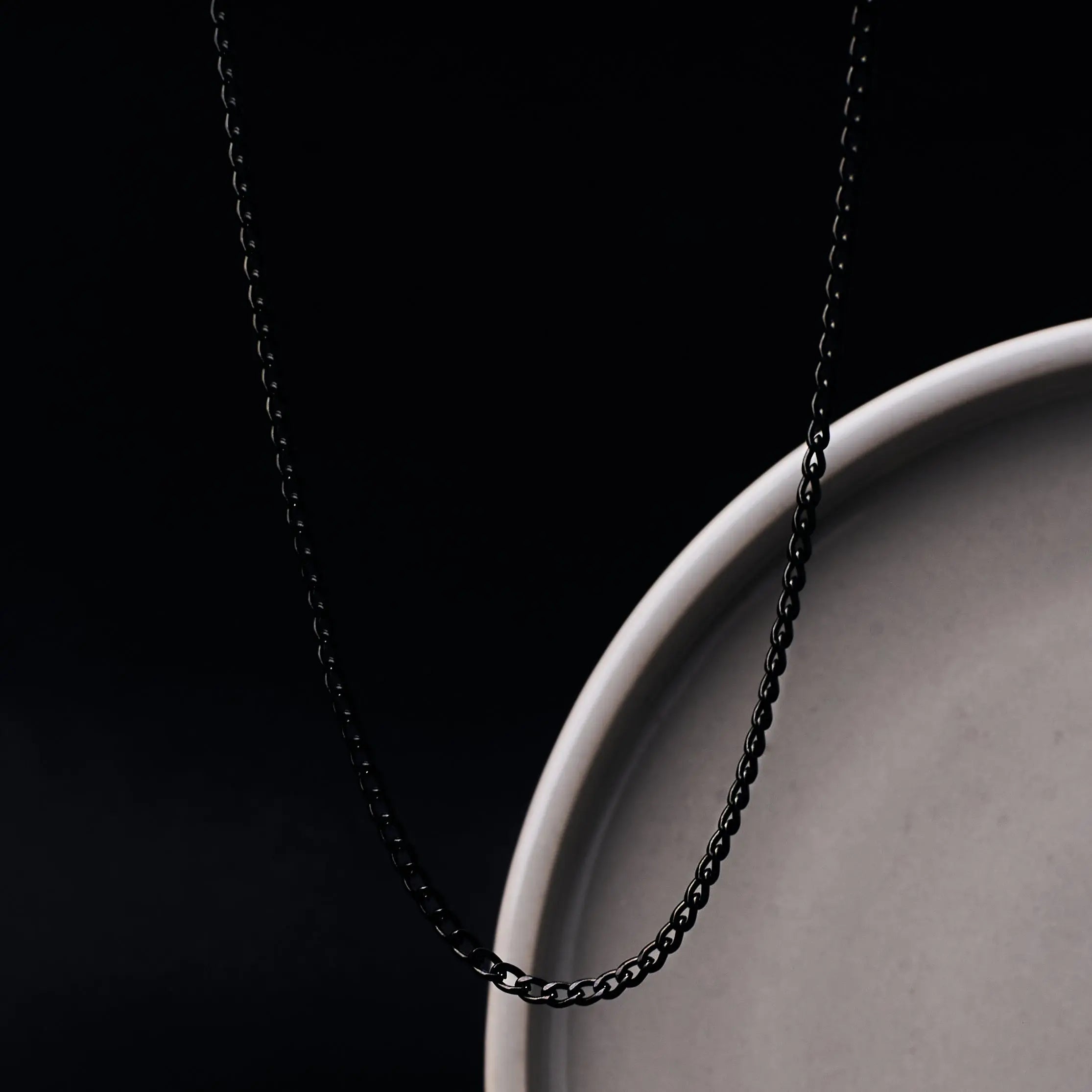 Salty Ironclasp Black Chain