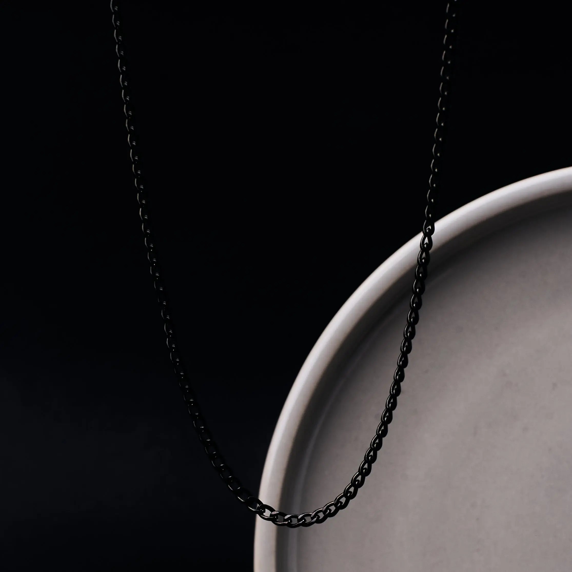 Salty Ironclasp Black Chain