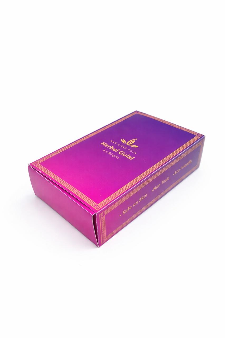 Har Ghar Puja Herbal Gulal Set (4 Colours)