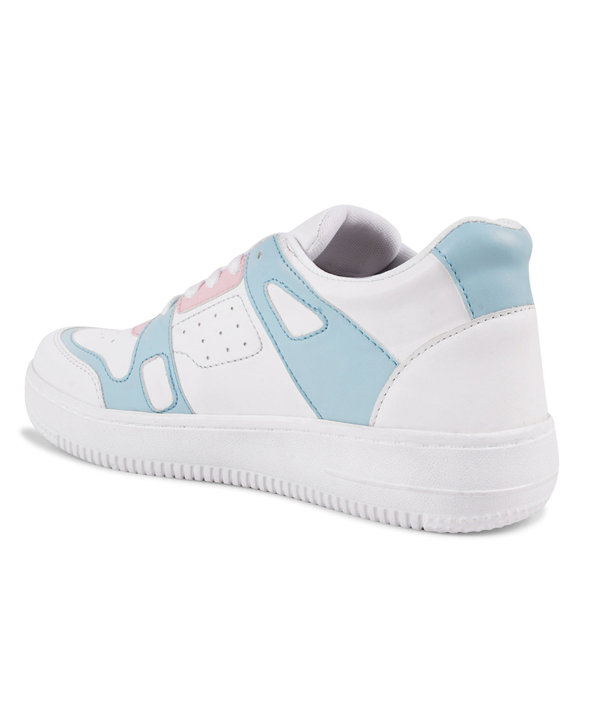 JM Looks Sneakers with Dual-Tone Pastel Panels & Cushioned Sole