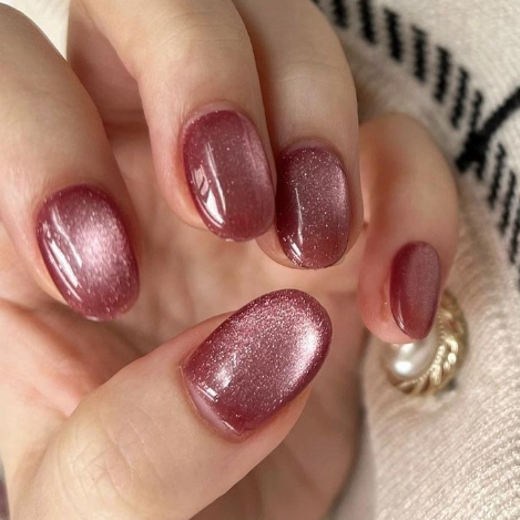 Gush Beauty Red Head Energy Press-On Nails (Short Round)