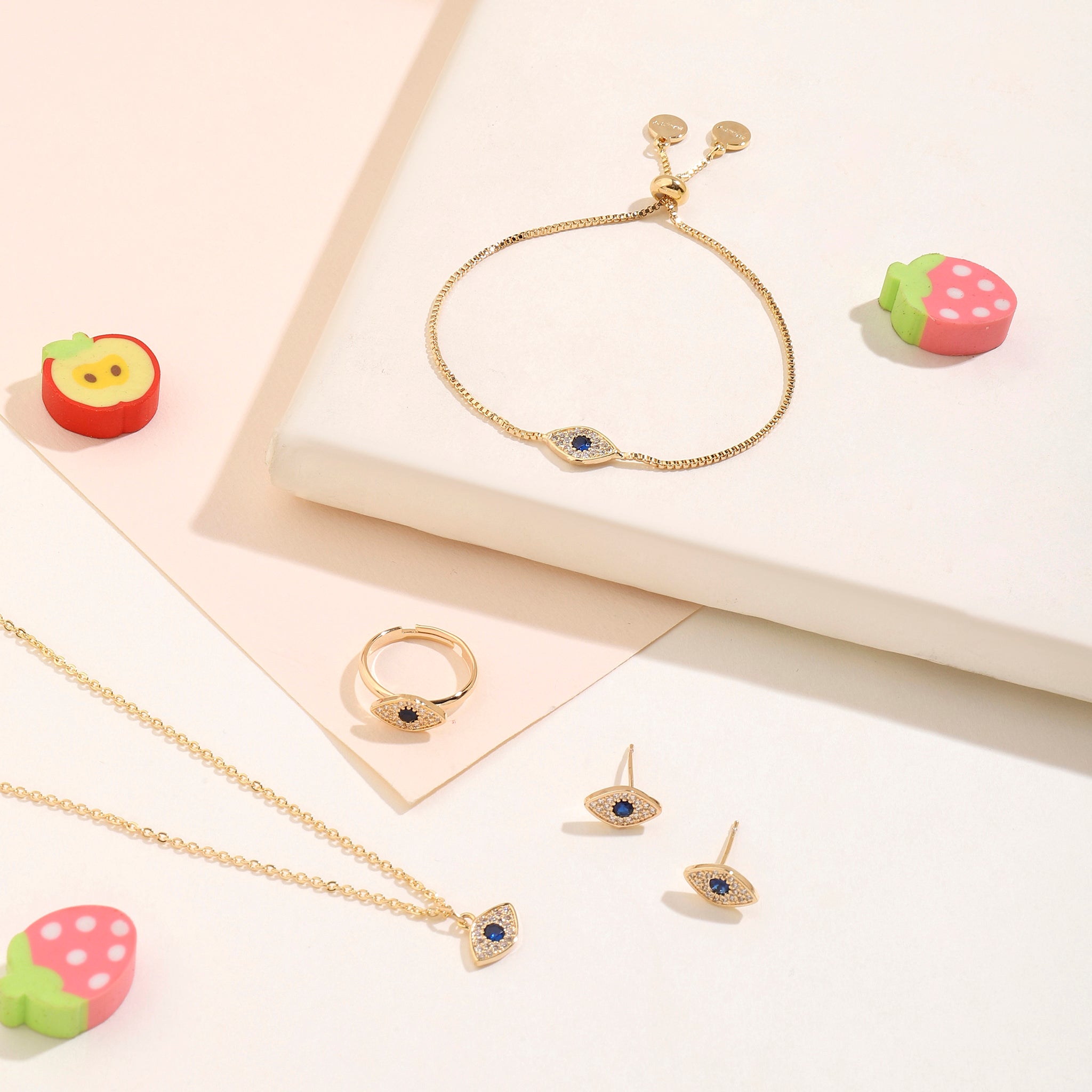 Salty Evil Eye jewellery Set for Kids