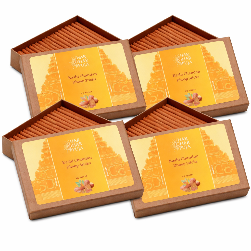Har Ghar Puja Kashi Chandan Dhoop Sticks (Set of 4)