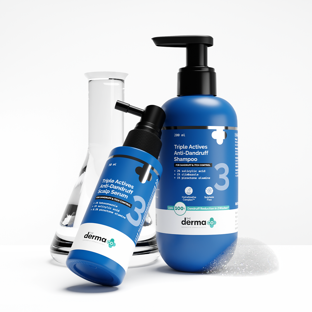 Derma Co Triple Actives Anti-Dandruff Control Combo