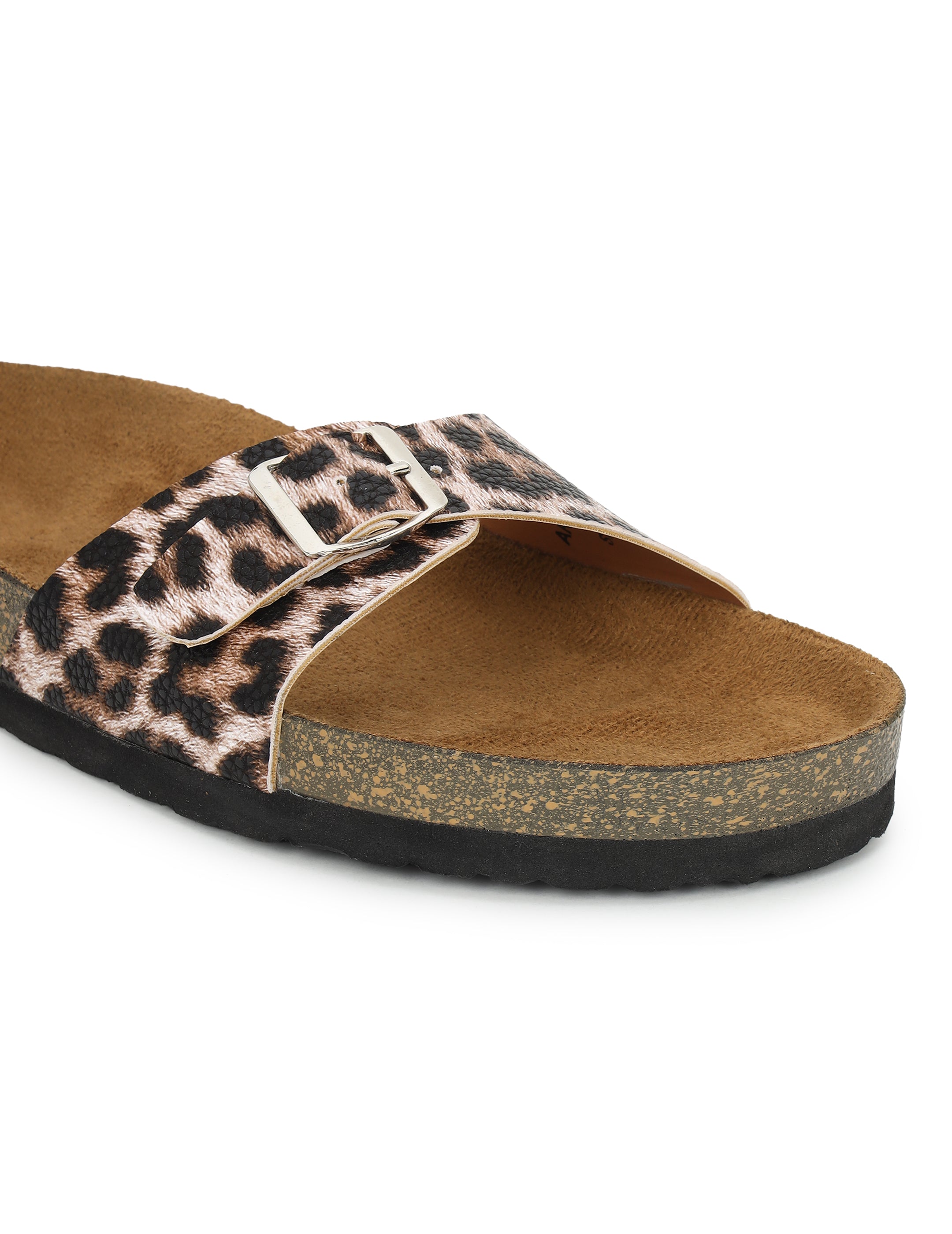 LYDC Leopard Print Sandals for Women - Camden