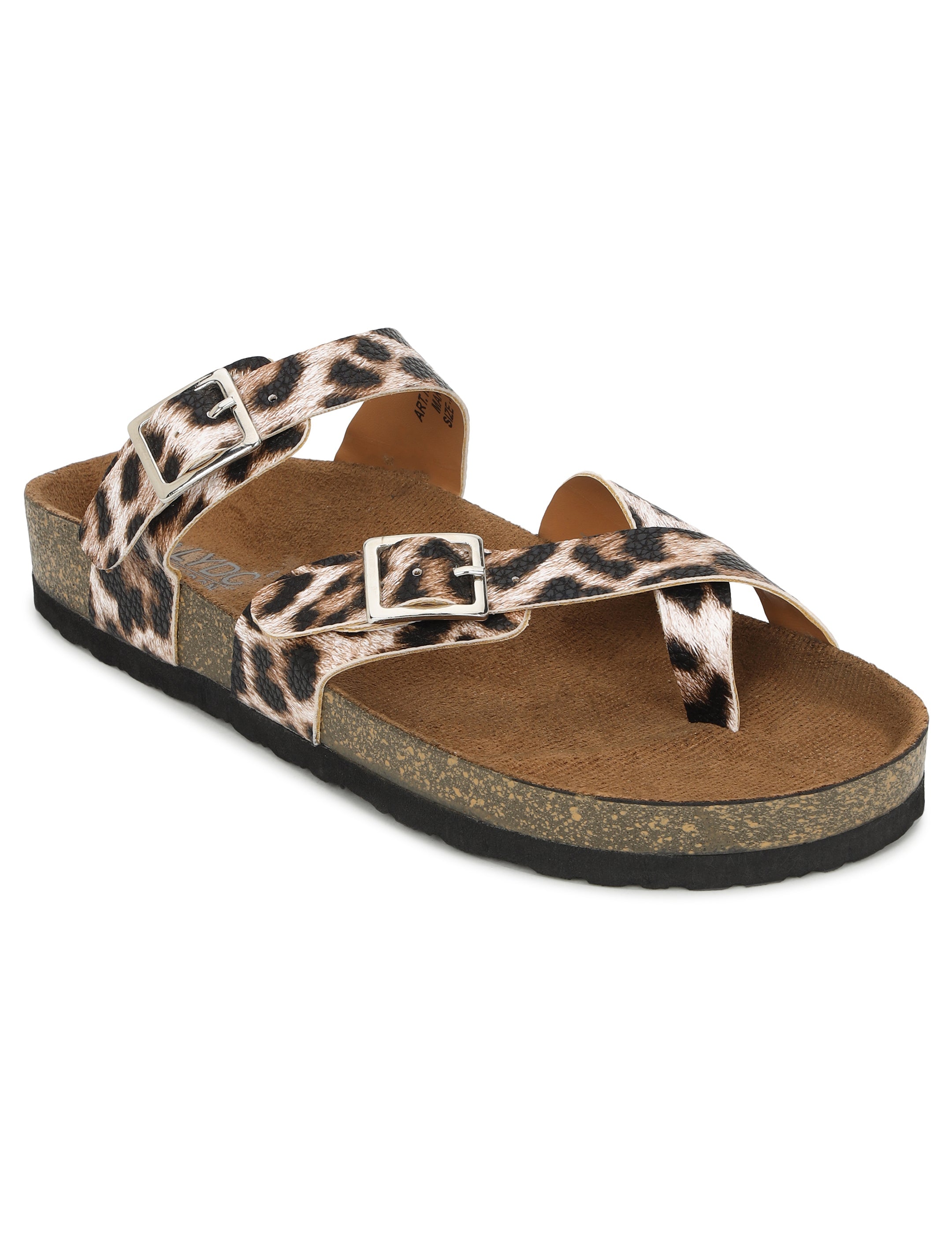LYDC Leopard Print Sandals for Women - Soho - Leopard Print