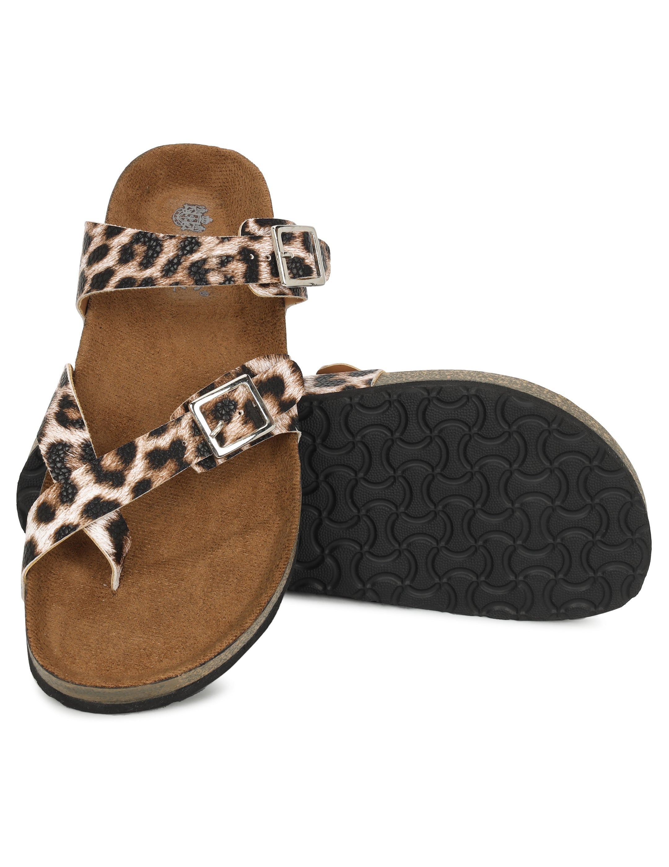 LYDC Leopard Print Sandals for Women - Soho - Leopard Print