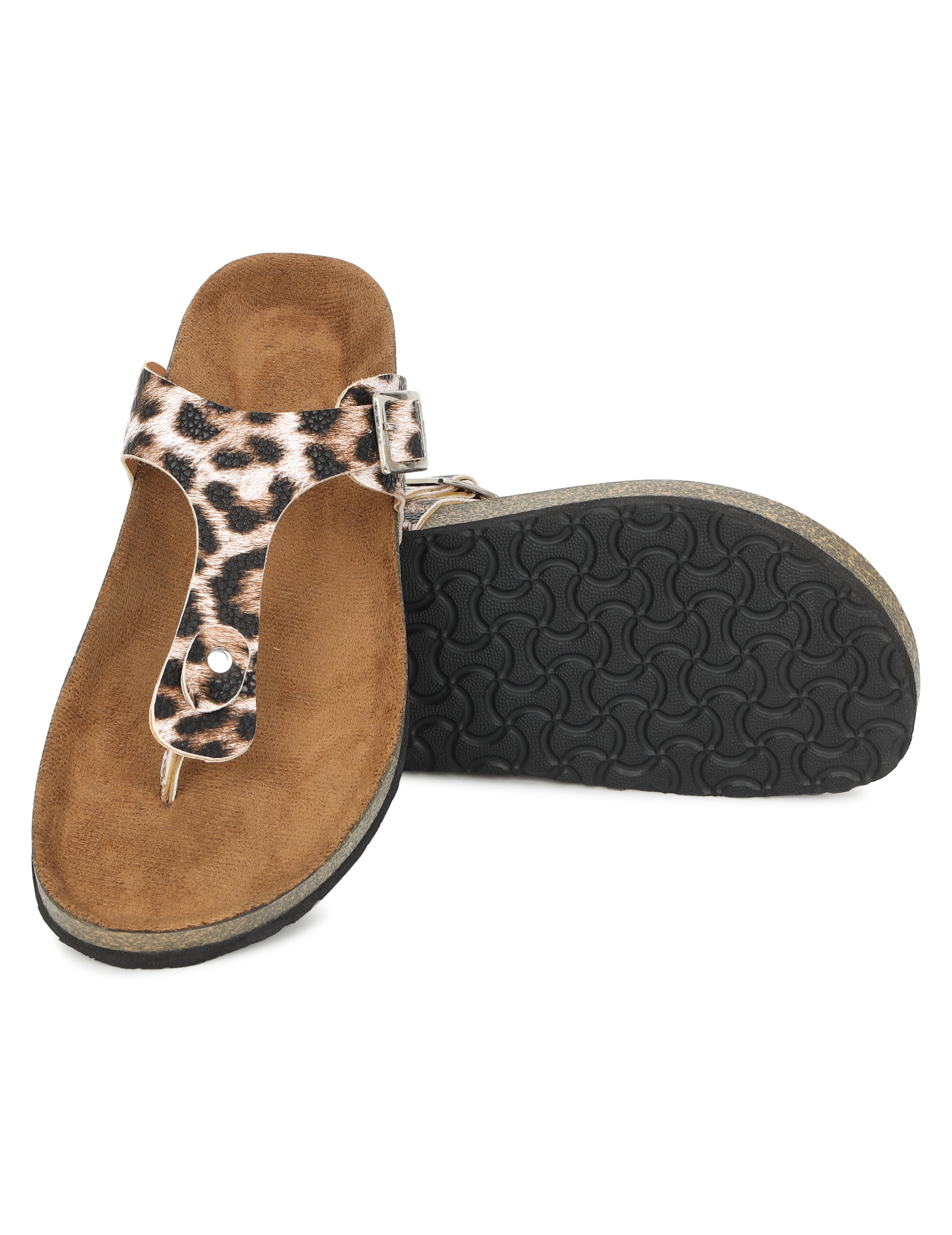 LYDC Leopard Print Sandals for Women - Regent
