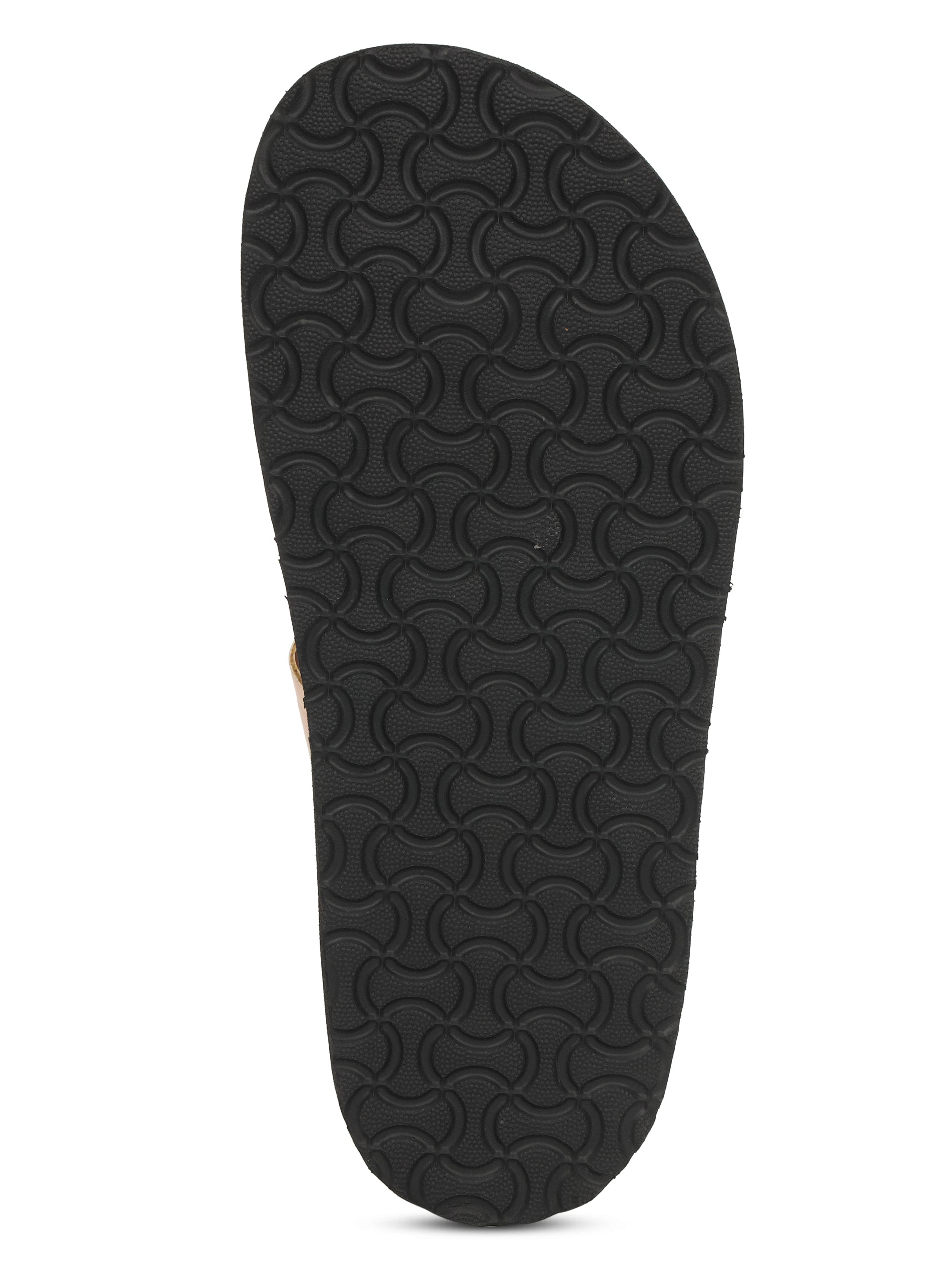LYDC Rose Gold Sandals For Women Welt-Crafted T-Strap Sandals