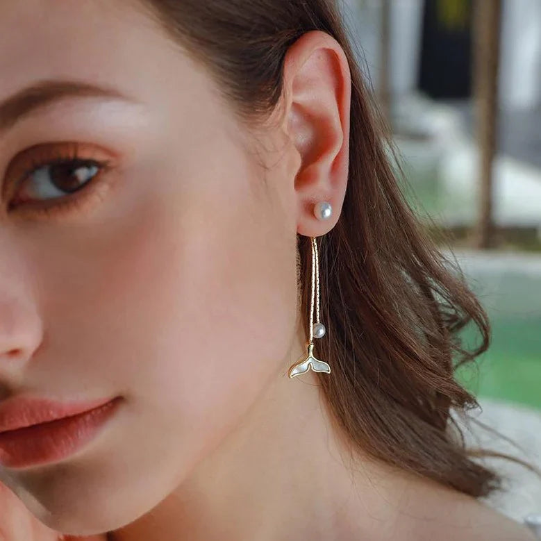 Salty Love spell Pearl Earrings