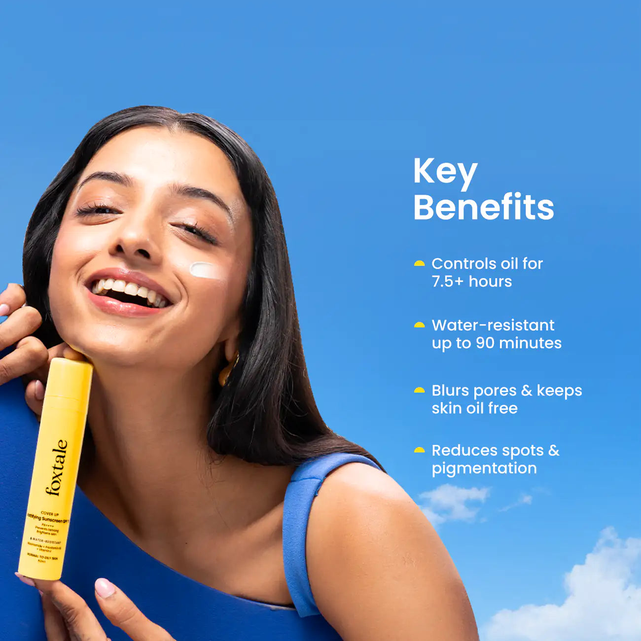Foxtale SPF 70 Matte Finish Sunscreen for Oily Skin