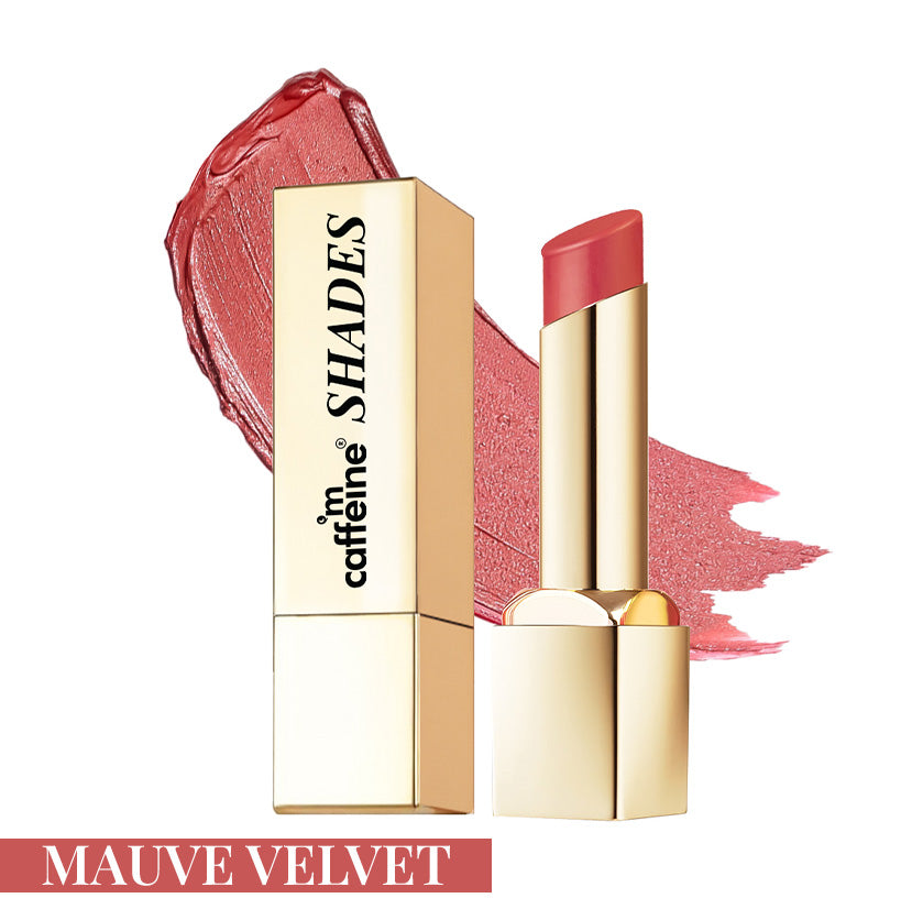 mCaffeine Creamy Matte Kiss Bullet Lipstick - Mauve Velvet
