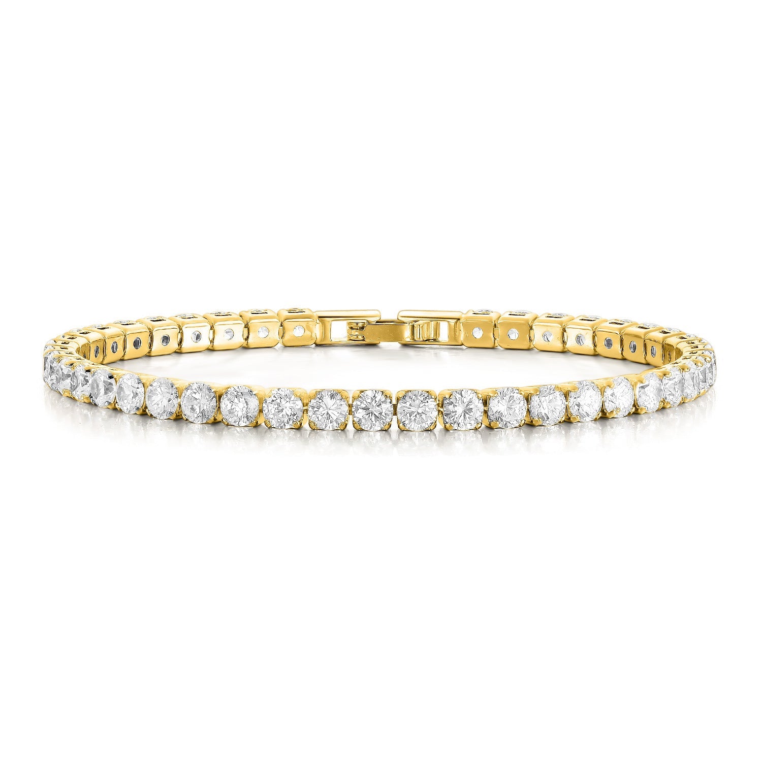 Salty Radiance Tennis Bracelet - Gold