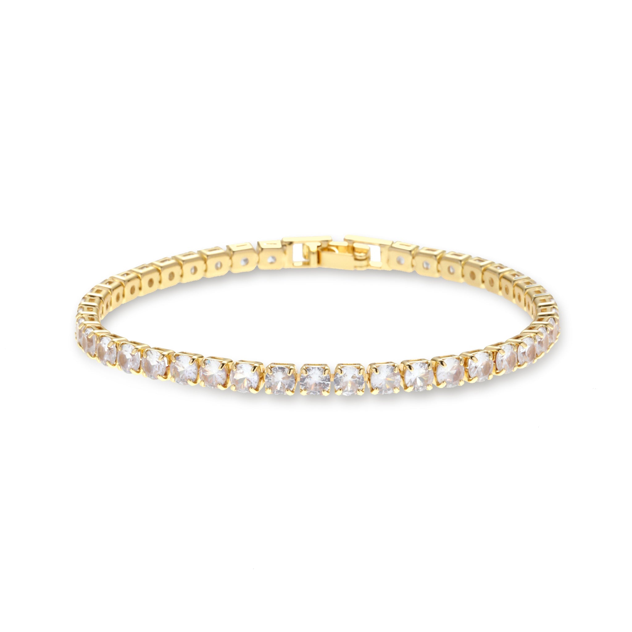 Salty Radiance Tennis Bracelet - Gold