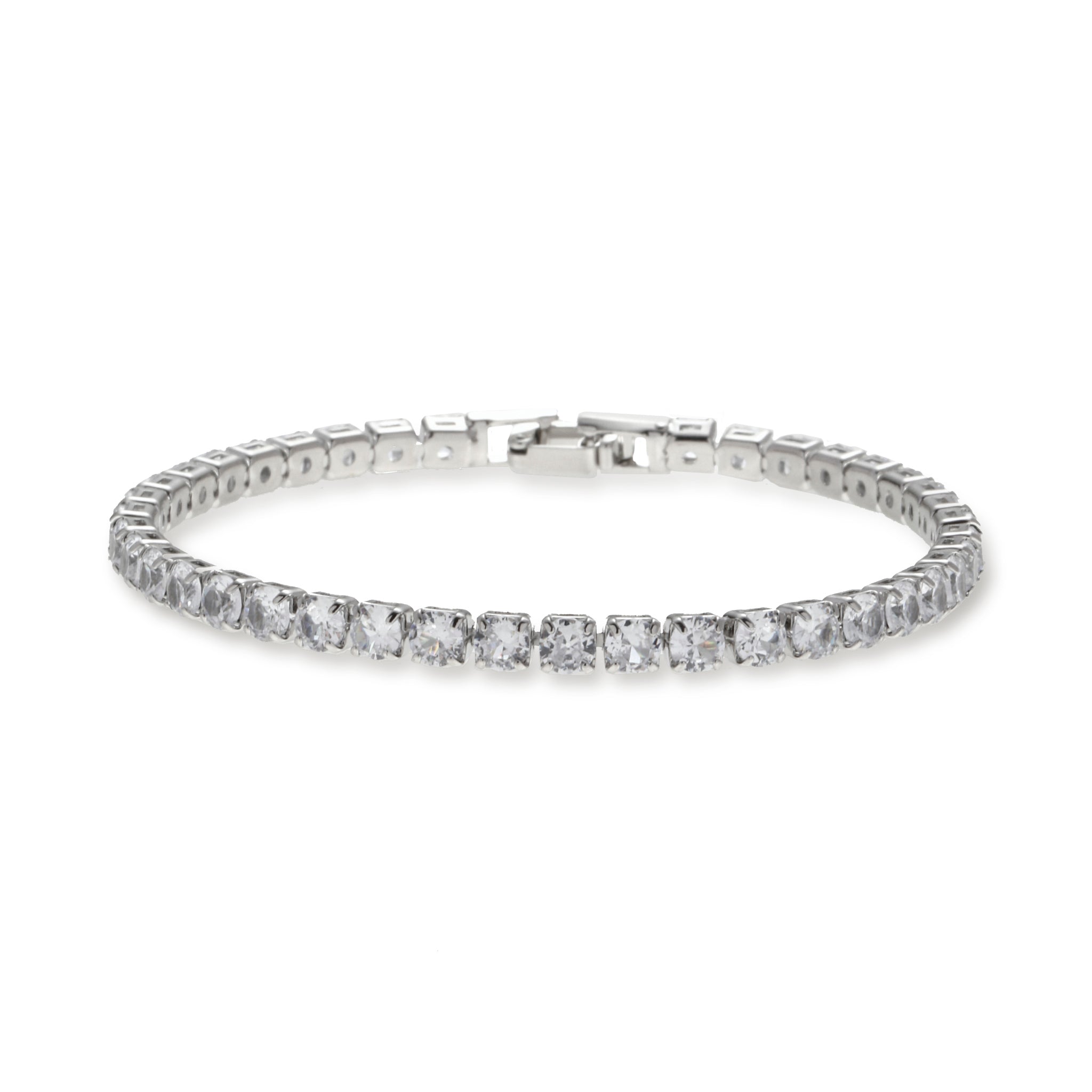 Salty Radiance Tennis Bracelet - Silver