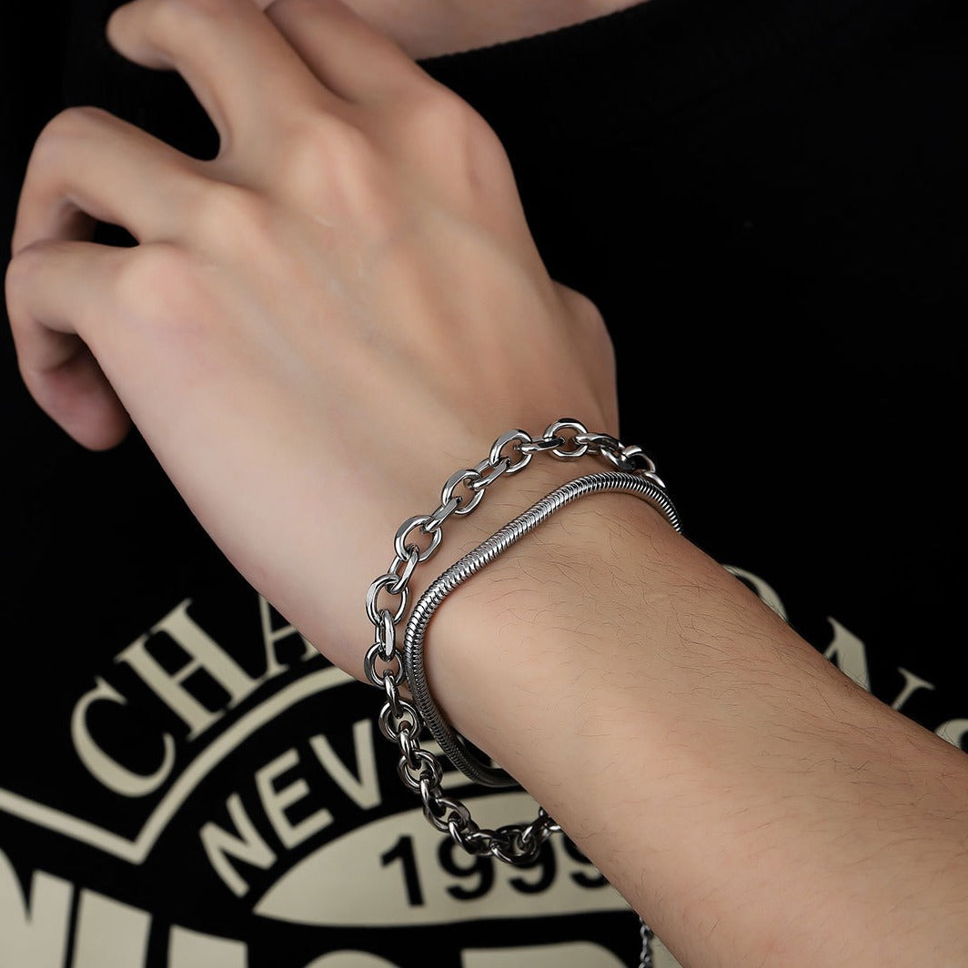 Salty Serpent Orbit Duo Bracelet