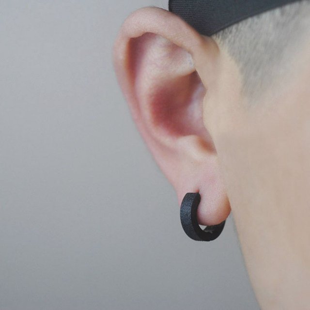 Salty Modern You Black Earrings