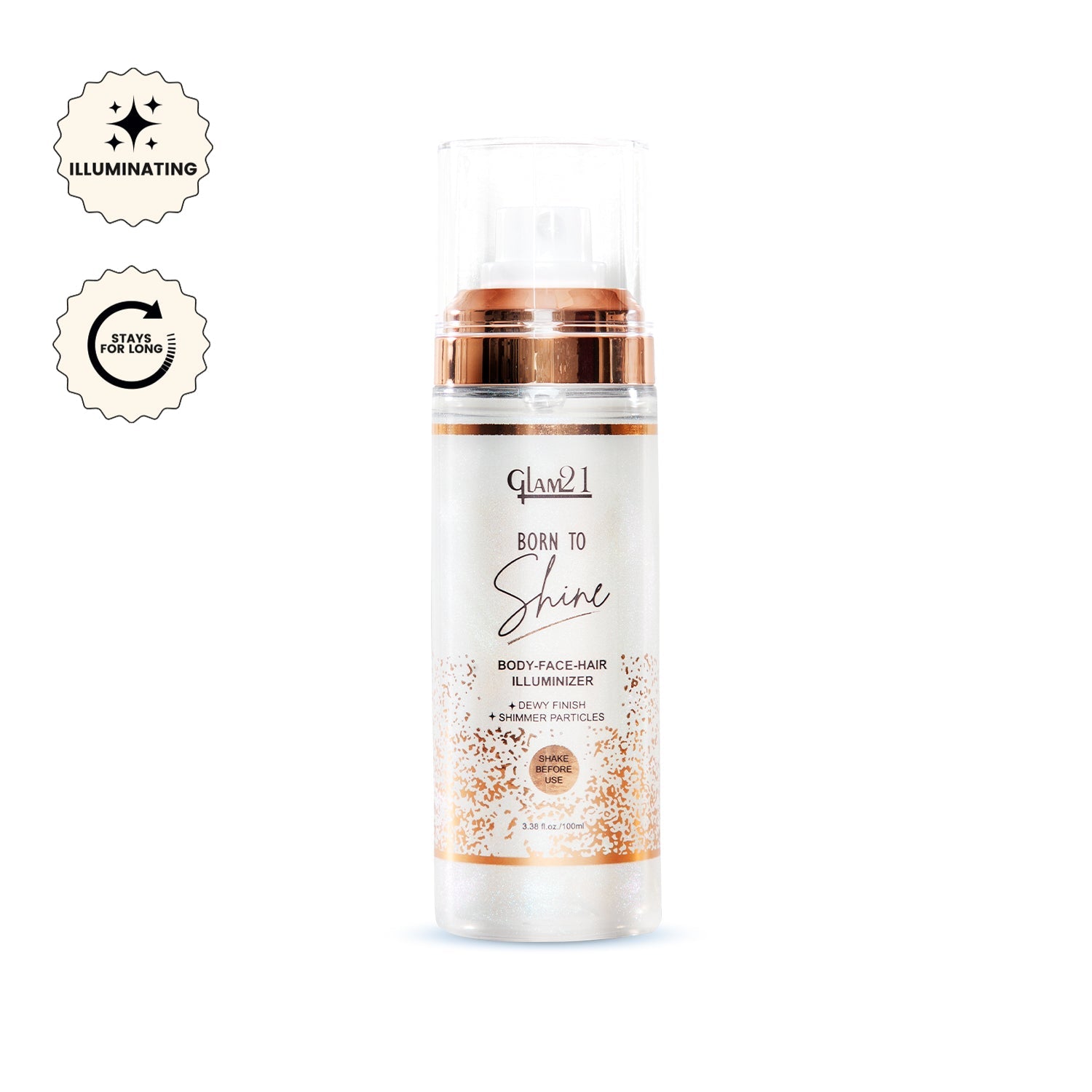 Glam21 Born To Shine Illuminioser Spray - Golden
