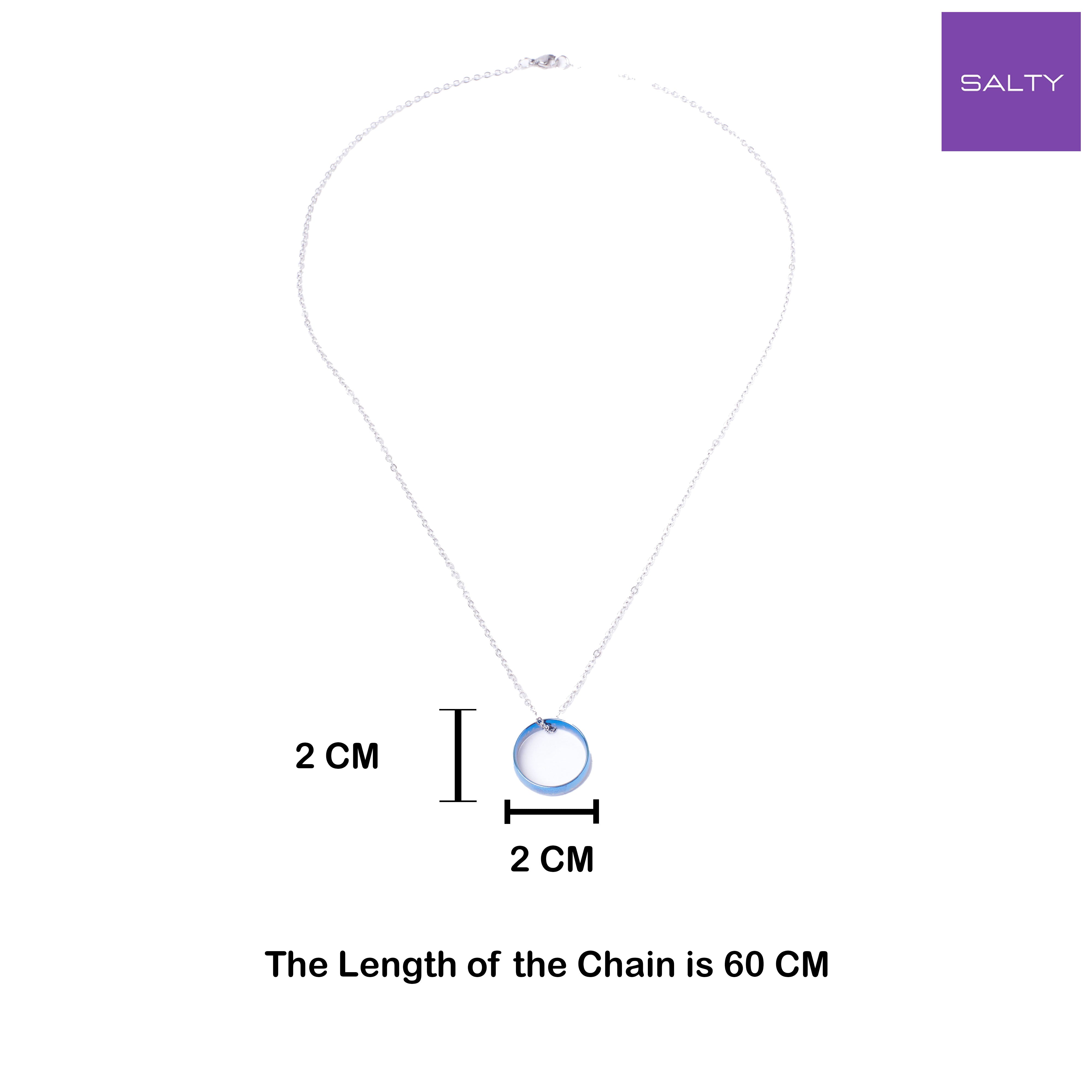 Salty Promise Ring Chain - Blue