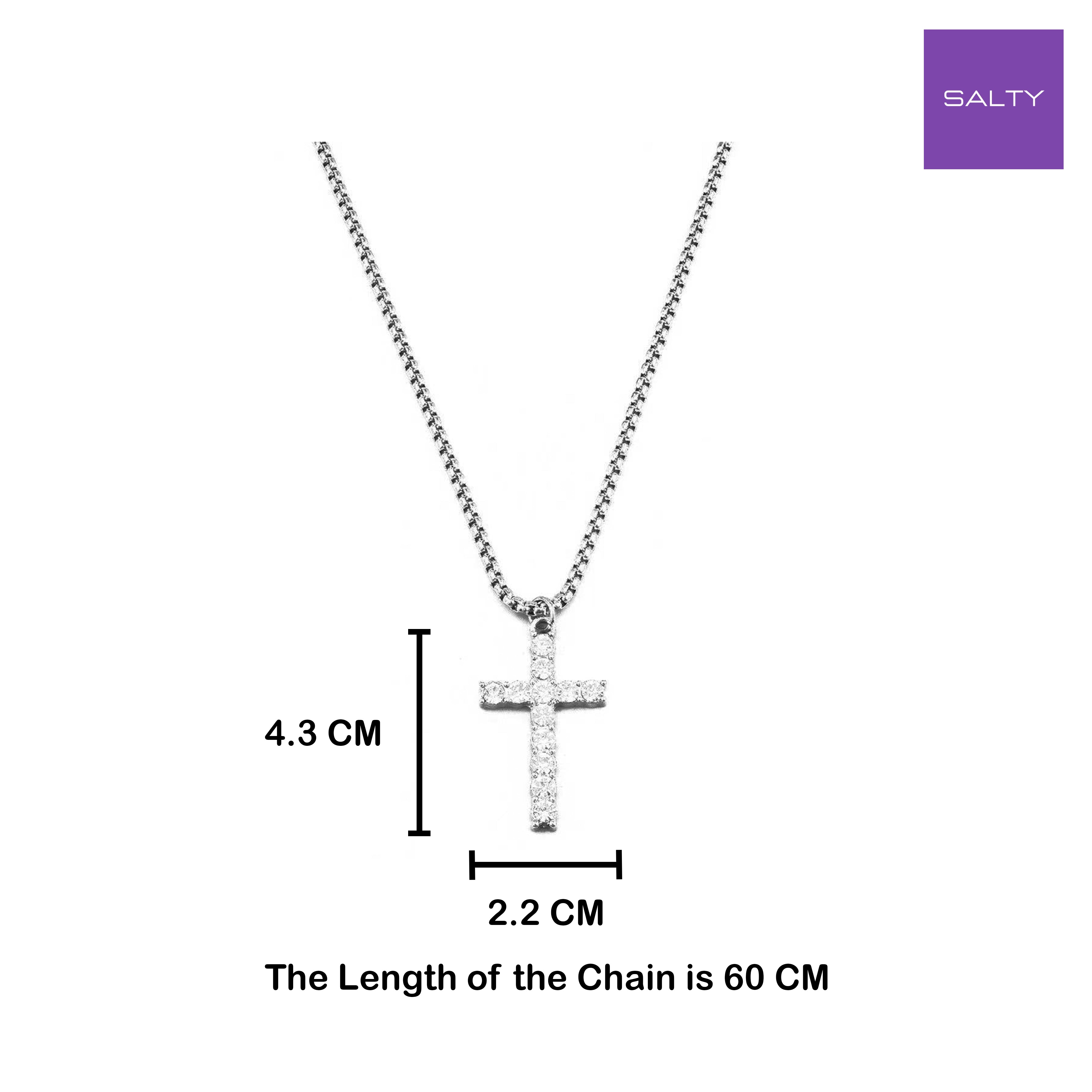 Salty Cross Of Calvary Pendant