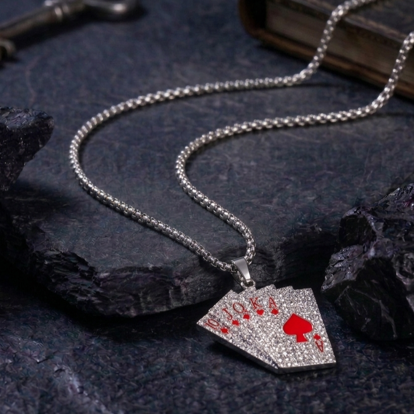 Salty Red Pip Cards Chain