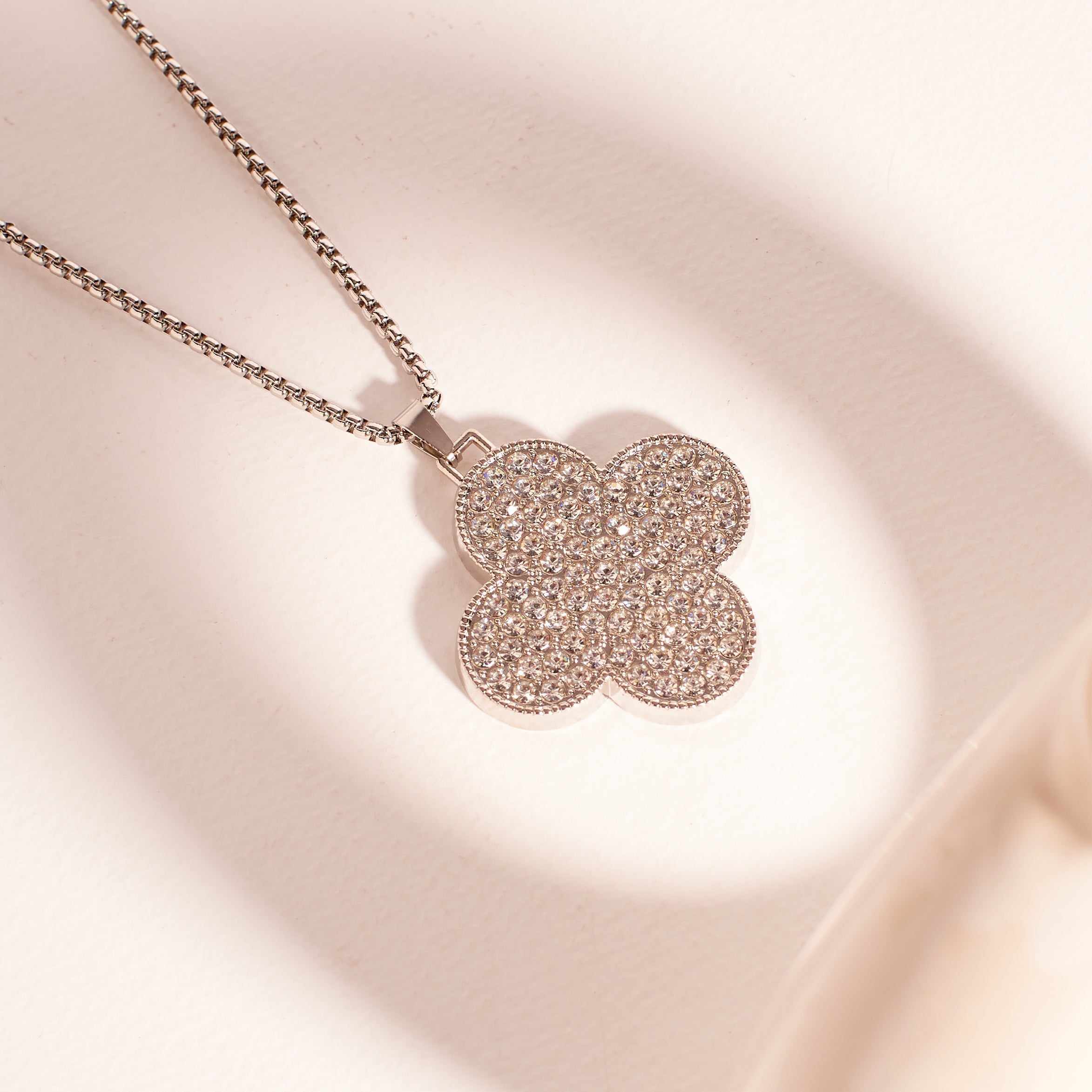 Salty Lucky Bloom Silver Chain