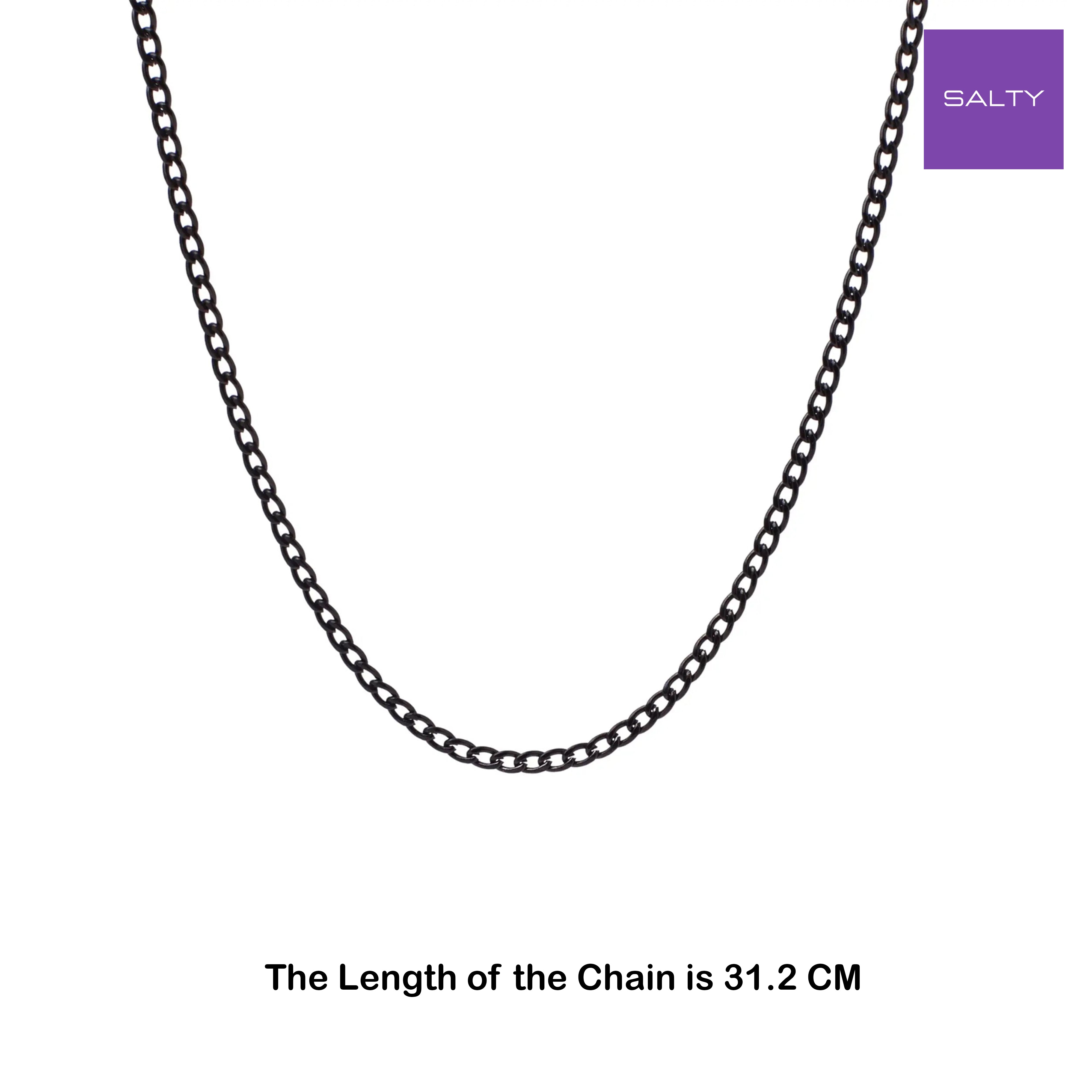 Salty Ironclasp Black Chain